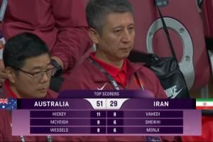 加班研究决赛对手！郭士强场边观看澳大利亚与伊朗的半决赛！